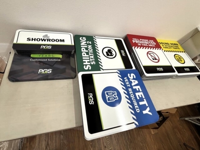 Regulatory and Safety Signs Photo